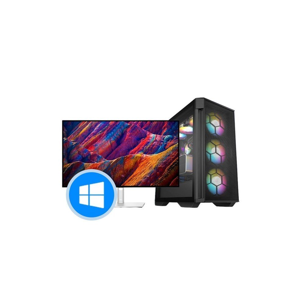 (포유컴퓨터)FORYOUCOM 14400KF_RTX 4070 윈도우 + 모니터 포함 조립PC 컴퓨터 데스크탑