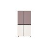 (LG)LG전자 오브제컬렉션 디오스 냉장고 S834MKE10 클레이핑크 베이지 832L