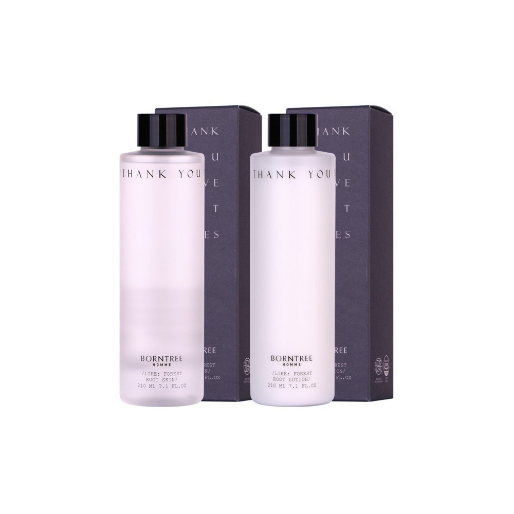 EWG 100%그린등급 남성화장품 향료0% 스킨210ml+로션210ml 2종 화장품 세트 /민간성 피부관리/피지.모공케어